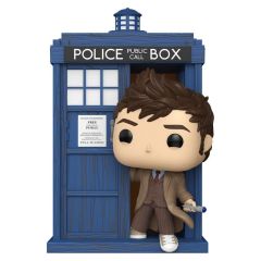 Doctor Who POP! Rides Deluxe Vinyl Tenth Doctor with TARDIS 9 cm