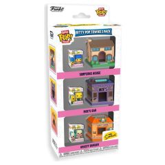 The Simpsons Bitty POP! Towns Vinyl Figure 3-Pack Springfield