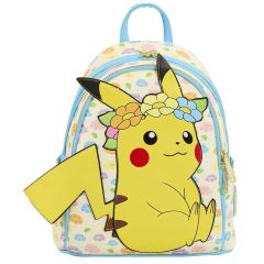 Pokémon by Loungefly Mini Backpack Sleeping Pikachu Floral Crown