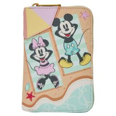 Mickey & Minnie Beach Fun Zip Around Wallet