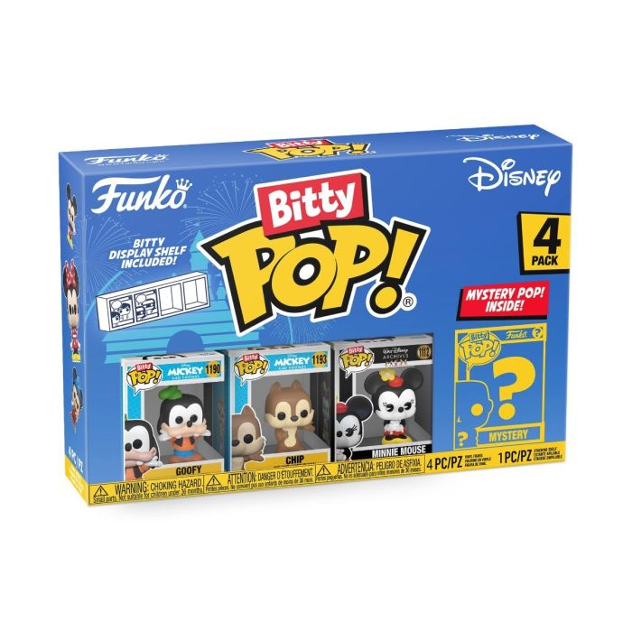 Goofy, Chip, Minnie and mystery chase - Funko Bitty Pop! - Disney Classics