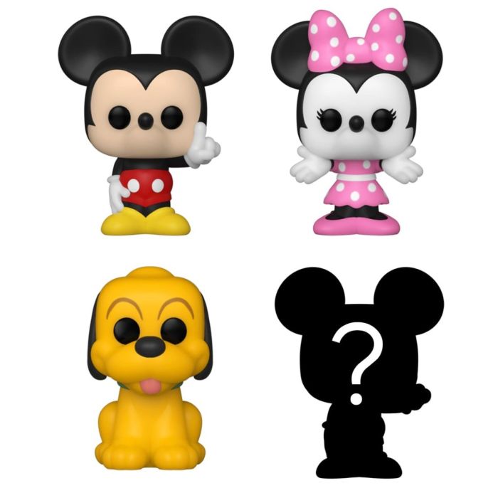 Mickey, Minnie, Pluto and mystery chase - Funko Bitty Pop! - Disney Classics