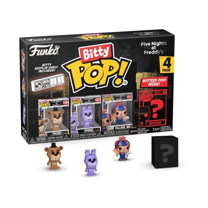 Freddy, Bonnie, Balloon Guy and mystery chase - Funko Bitty Pop! - Five Nights at Freddy's