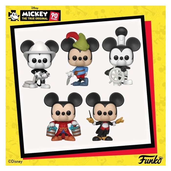 Funko Pop! Disney: Mickey's 90th Anniversary Set
