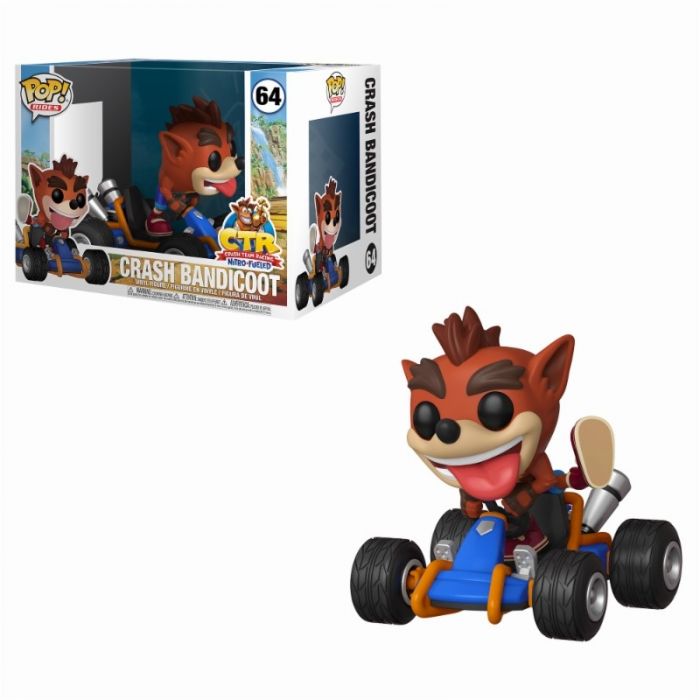 Funko Pop! Rides: Crash Team Racing - Crash Bandicoot