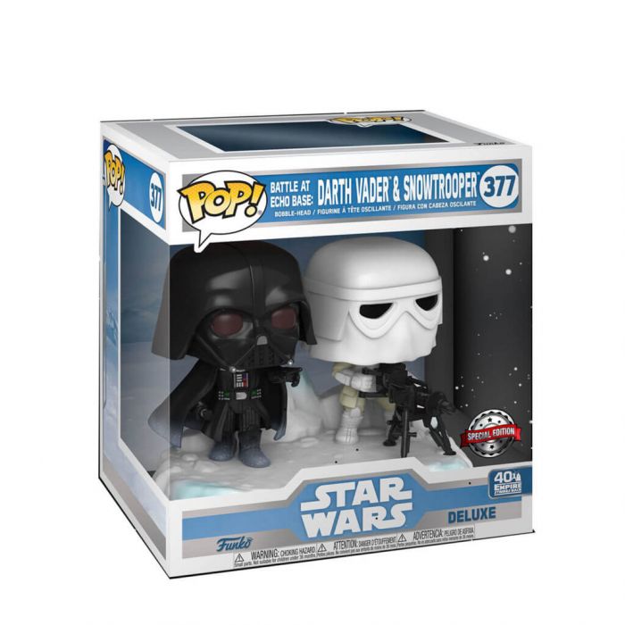 Darth Vader and Snowtrooper - Funko Pop! Deluxe - Star Wars