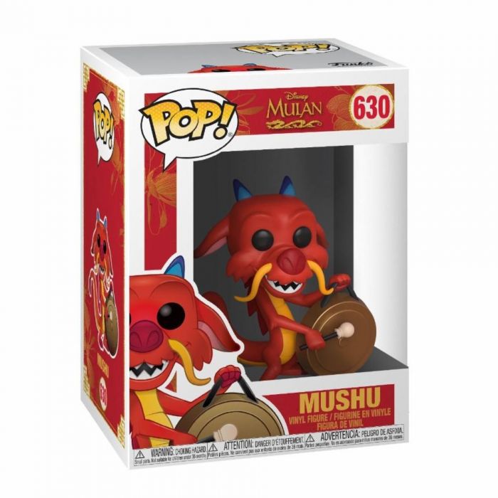 Funko Pop! Disney: Mulan - Mushu with Gong