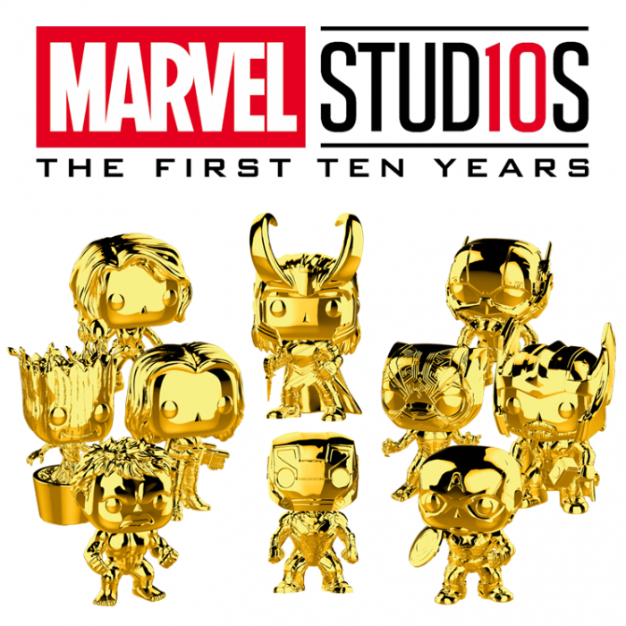 Funko Pop! Marvel Studios 10 Set (Chrome)