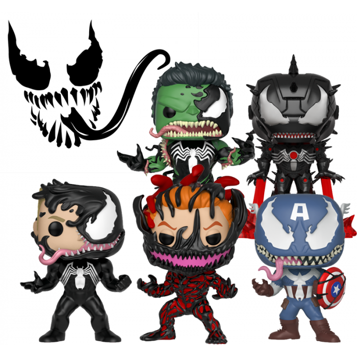 Funko Pop! Marvel Venom Set