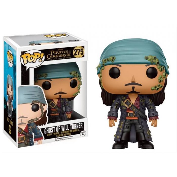 Funko Pop! Movies: Pirates Of The Caribbean Dead Men Tell No Tales - Ghost of Will Turner [BOX DAMAGE]
