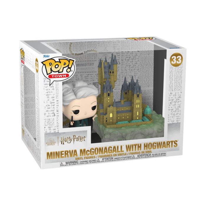 Minerva McGonagall with Hogwarts - Funko Pop! Town - Harry Potter