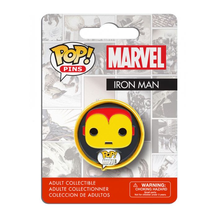 Marvel Comics Pop! Pin Badge: Iron Man